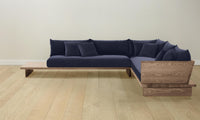 The Muir Sectional - Performance Velvet Midnight