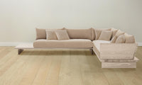 The Muir Sectional - Performance Velvet Taupe