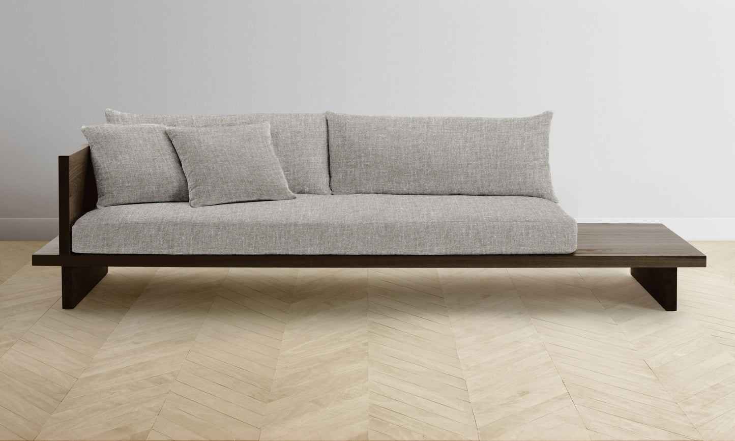 The Muir Sofa - Belgian Linen Agate