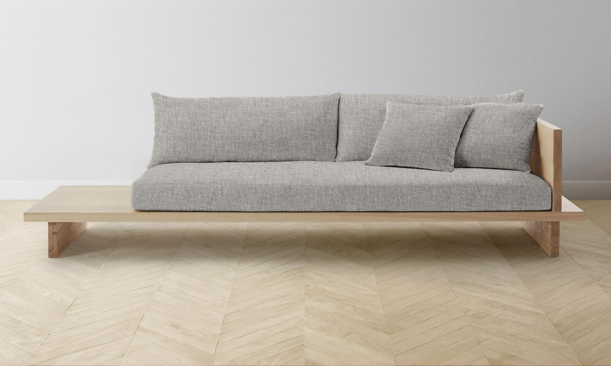The Muir Sofa - Heritage Belgian Linen Agate