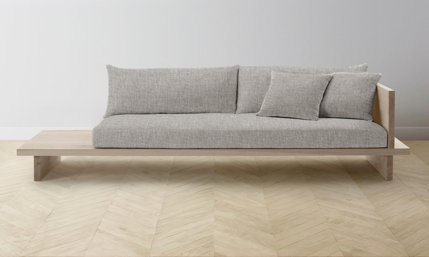 The Muir Sofa - Belgian Linen Agate