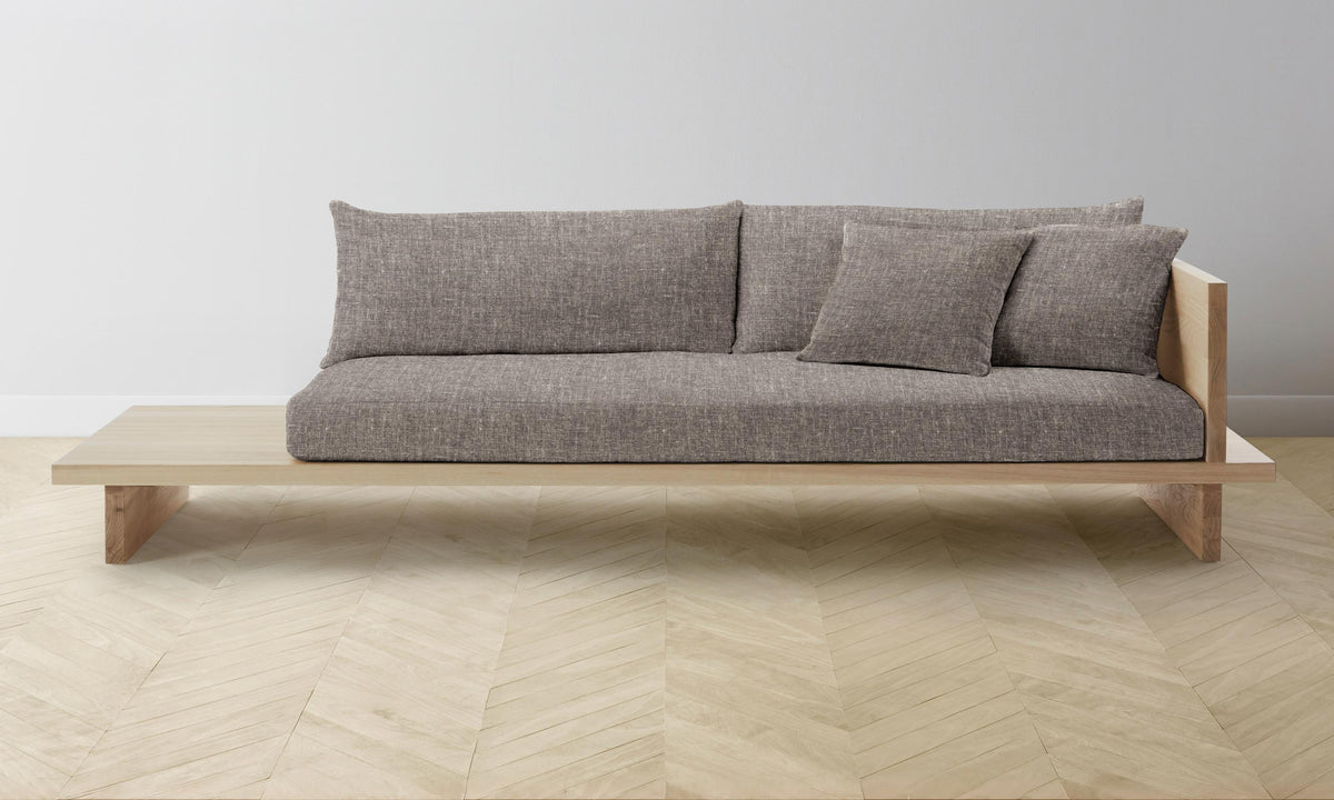 The Muir Sofa - Heritage Belgian Linen Carob