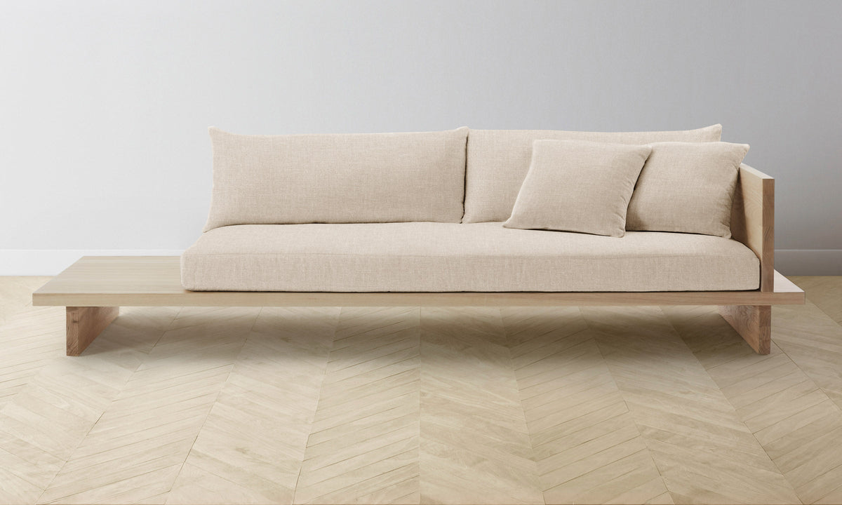 The Muir Sofa - Heritage Belgian Linen Husk