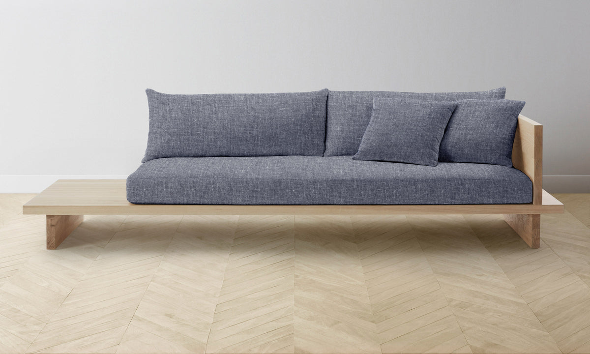 The Muir Sofa - Heritage Belgian Linen Lake