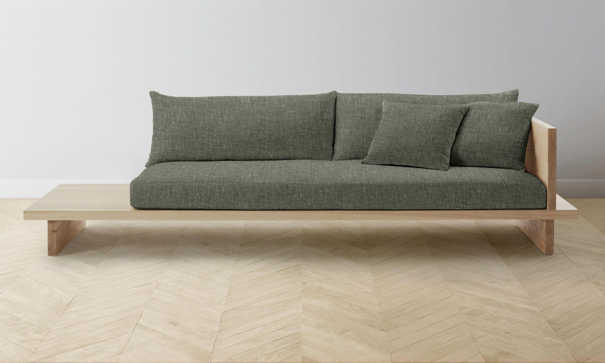 The Muir Sofa - Heritage Belgian Linen Thyme