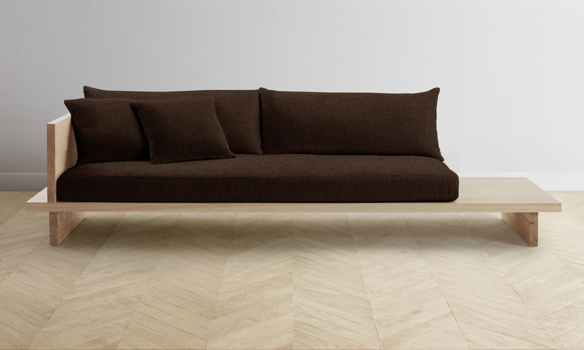 The Muir Sofa - Italian Brushed Wool Cocoa