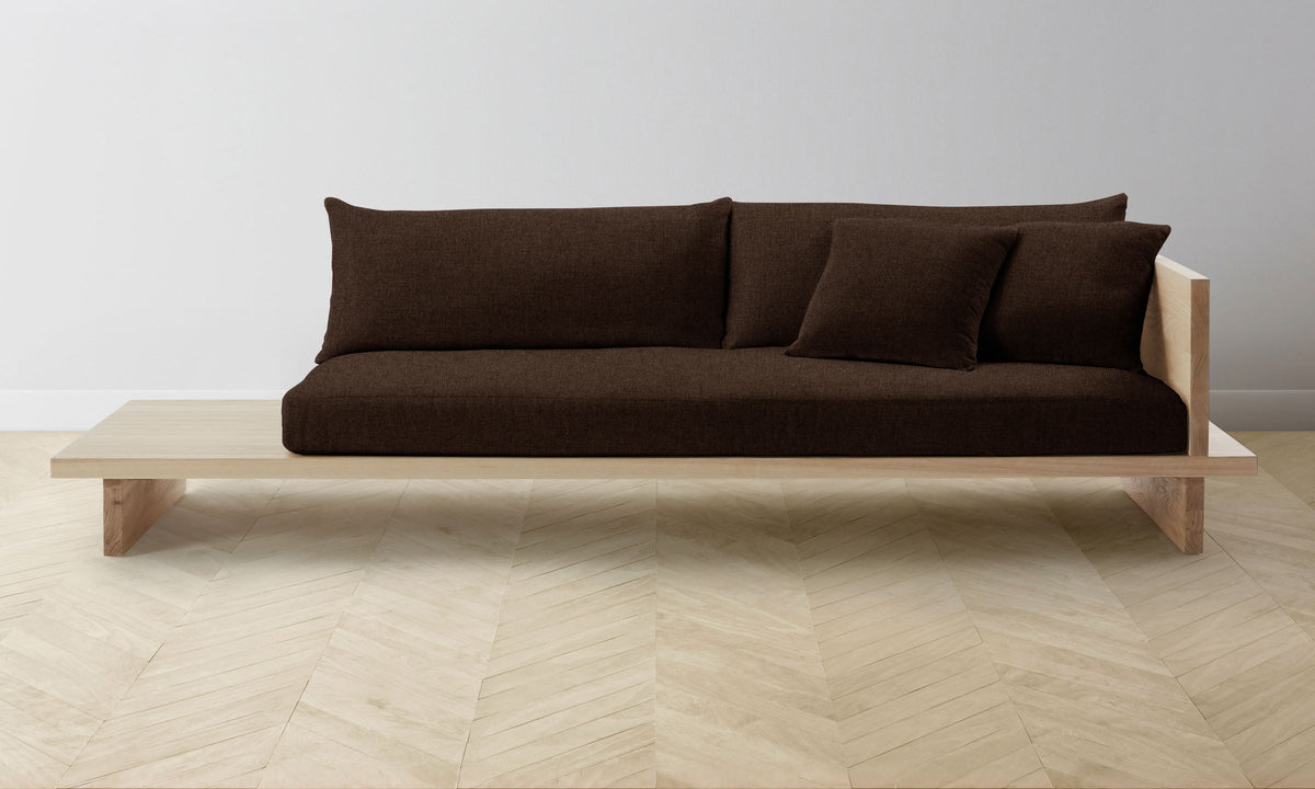 The Muir Sofa - Italian Brushed Wool Cocoa