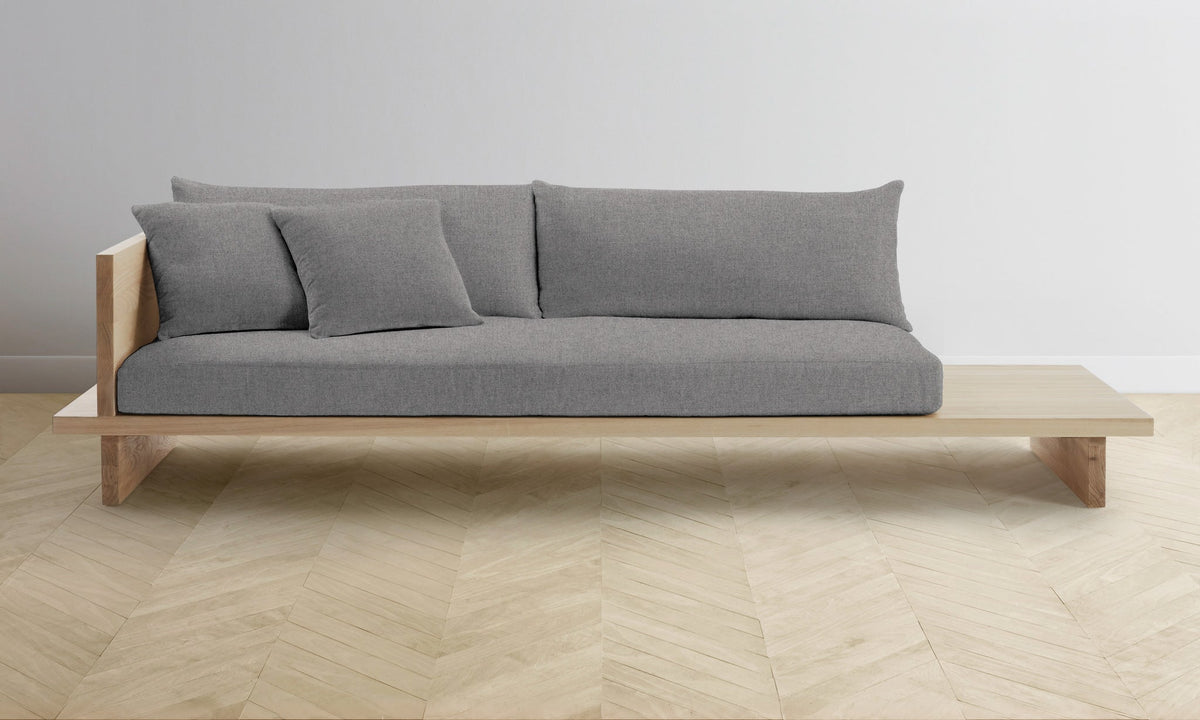 The Muir Sofa - Italian Brushed Wool Moon