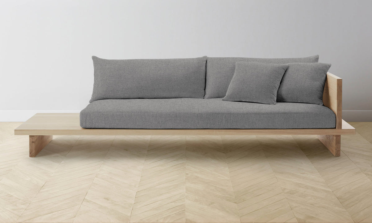 The Muir Sofa - Italian Brushed Wool Moon