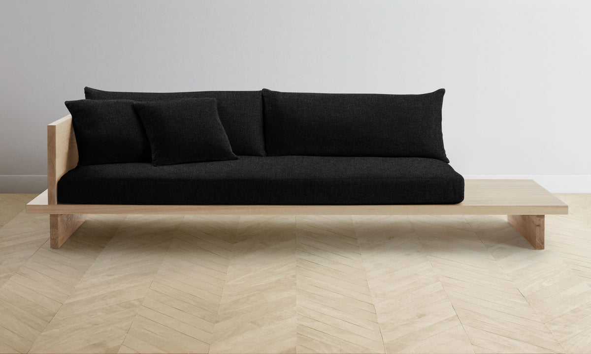 The Muir Sofa - Italian Brushed Wool Pepper