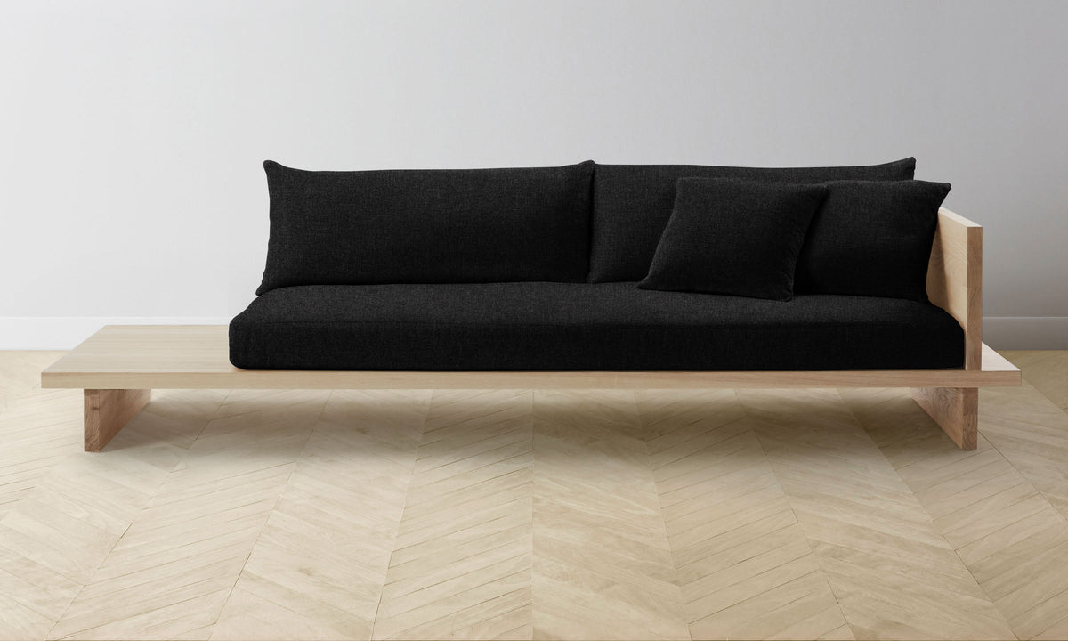 The Muir Sofa - Italian Brushed Wool Pepper