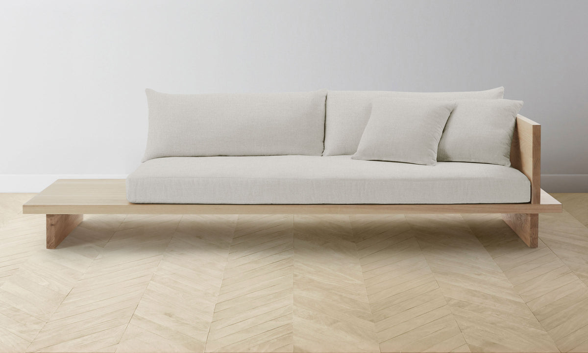 The Muir Sofa - Italian Brushed Wool Vanilla