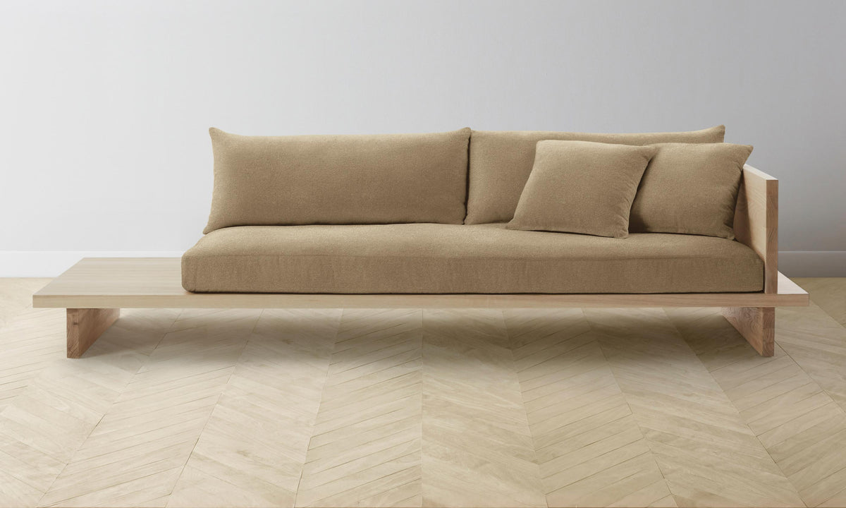 The Muir Sofa - Mohair Almond