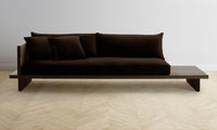 The Muir Sofa - Mohair Chocolate