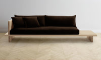 The Muir Sofa - Mohair Chocolate