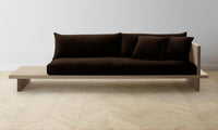 The Muir Sofa - Mohair Chocolate