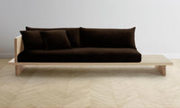 The Muir Sofa - Mohair Chocolate