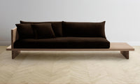 The Muir Sofa - Mohair Chocolate