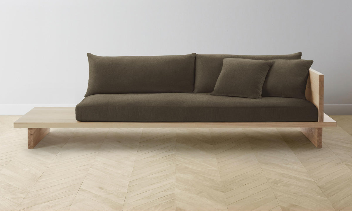 The Muir Sofa - Mohair Mink