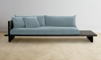 The Muir Sofa - Mohair Slate Blue