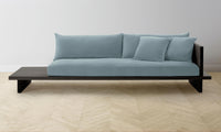 The Muir Sofa - Mohair Slate Blue