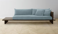 The Muir Sofa - Mohair Slate Blue