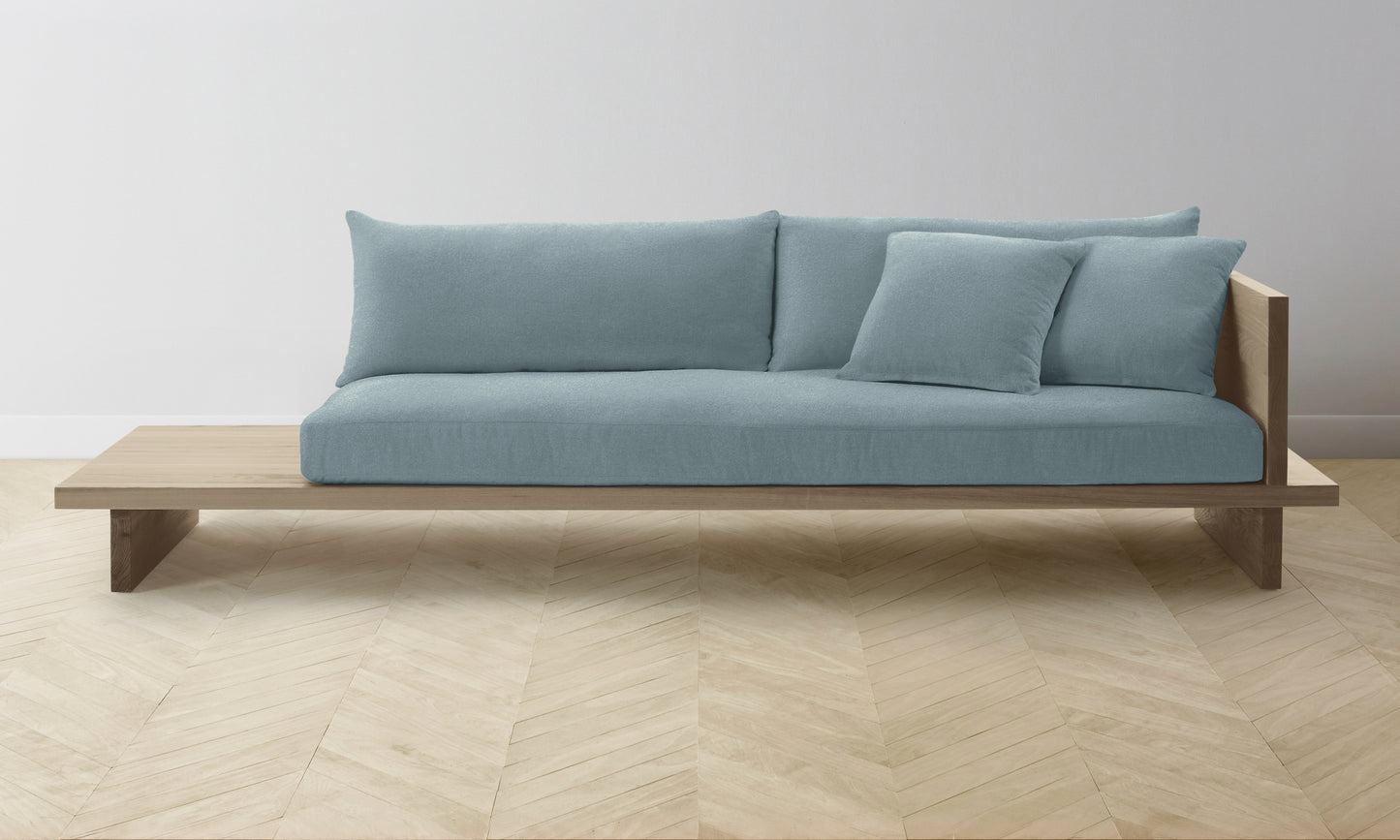 The Muir Sofa - Mohair Slate Blue