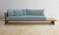 The Muir Sofa - Mohair Slate Blue