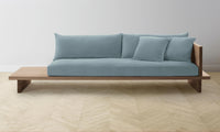 The Muir Sofa - Mohair Slate Blue