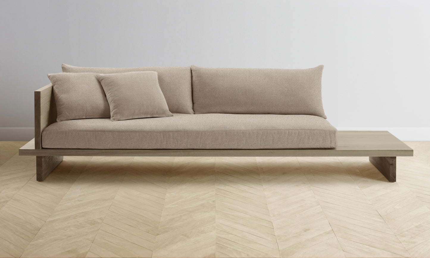 The Muir Sofa - Performance Basketweave Malt