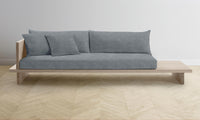 The Muir Sofa - Performance Mélange Weave Aegean