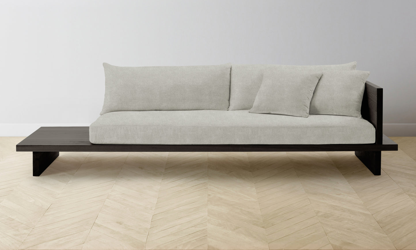 The Muir Sofa - Performance Melange Weave Flint