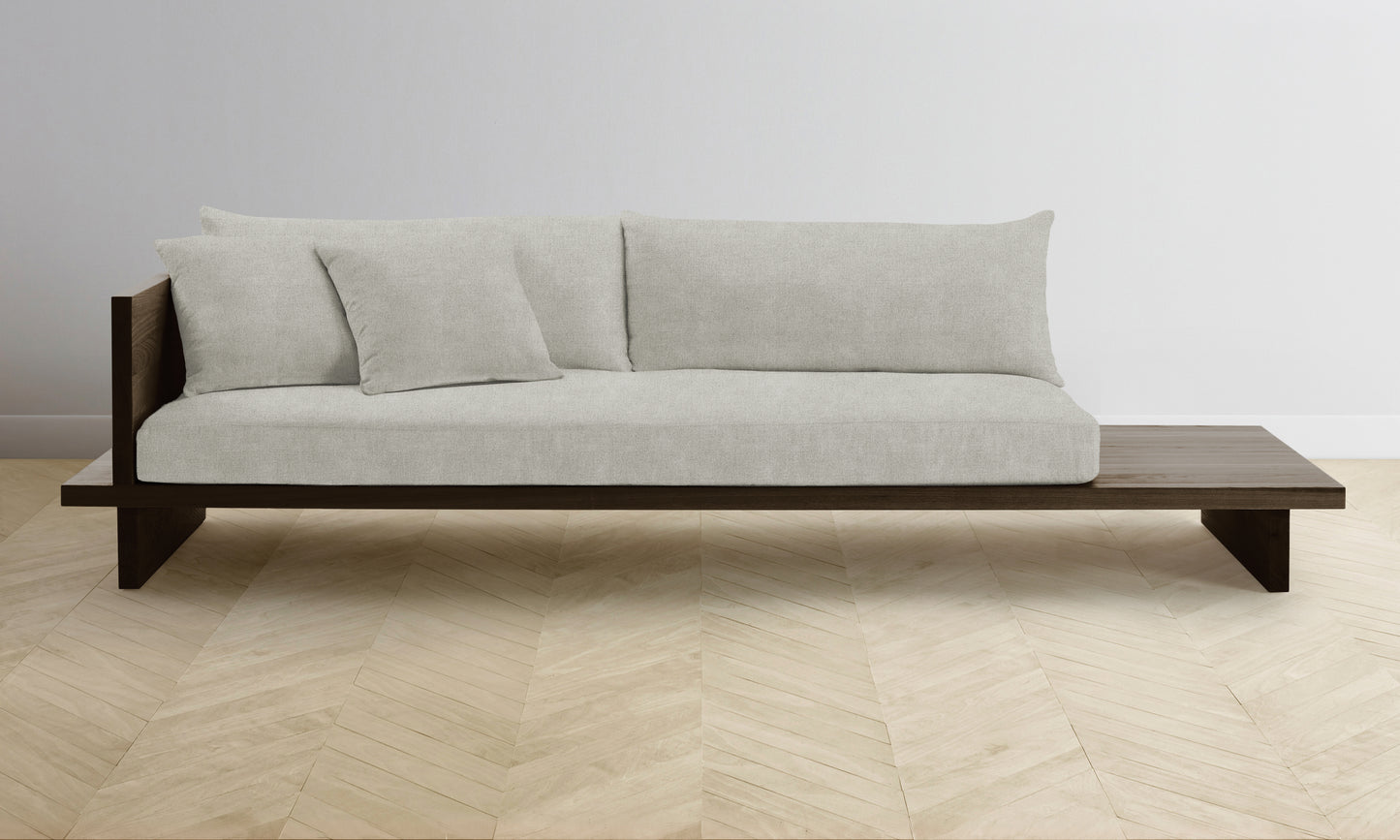 The Muir Sofa - Performance Melange Weave Flint