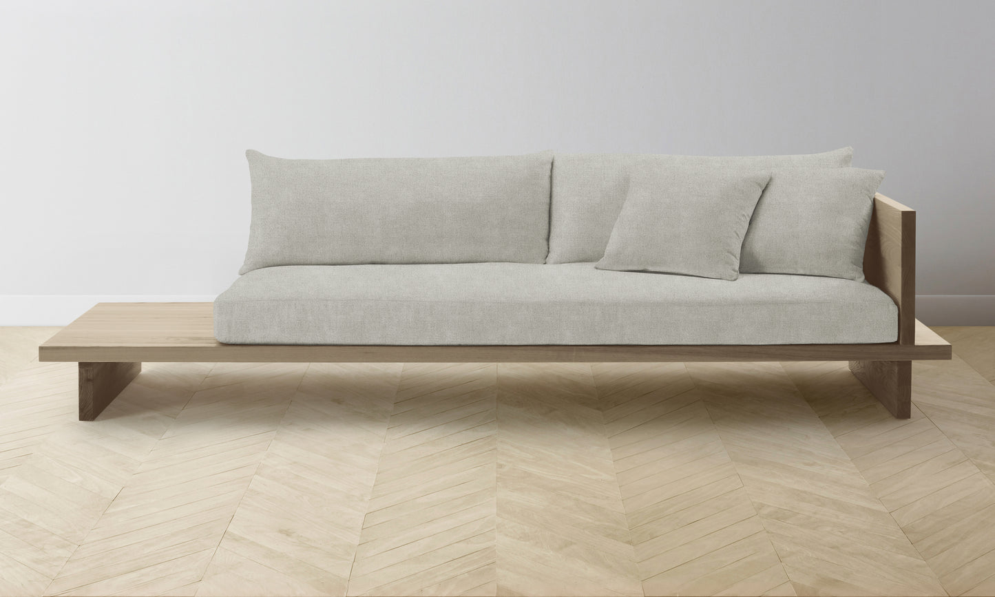 The Muir Sofa - Performance Melange Weave Flint