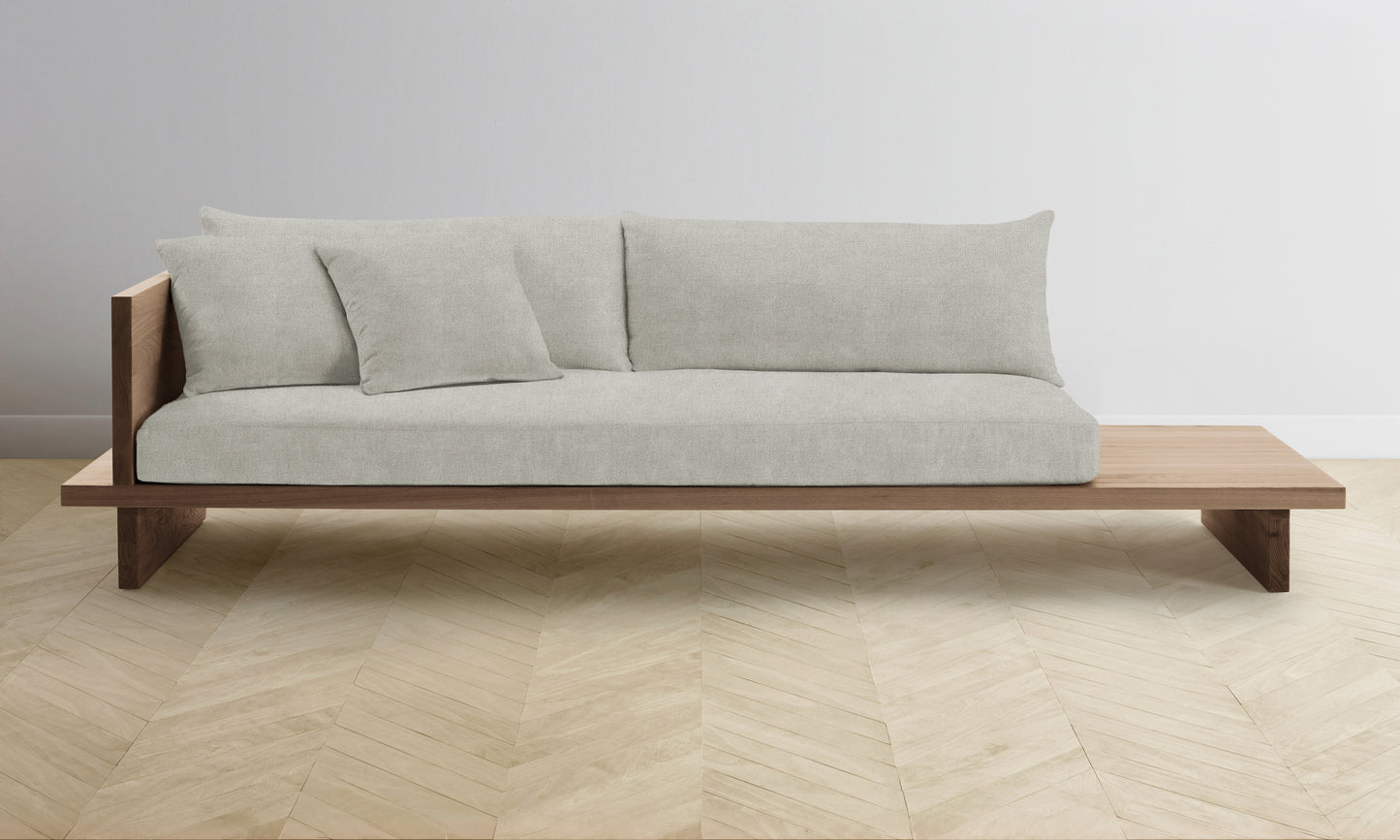 The Muir Sofa - Performance Melange Weave Flint