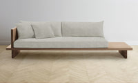 The Muir Sofa - Performance Melange Weave Flint