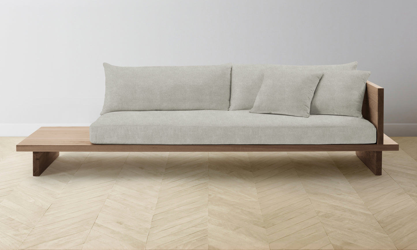 The Muir Sofa - Performance Melange Weave Flint