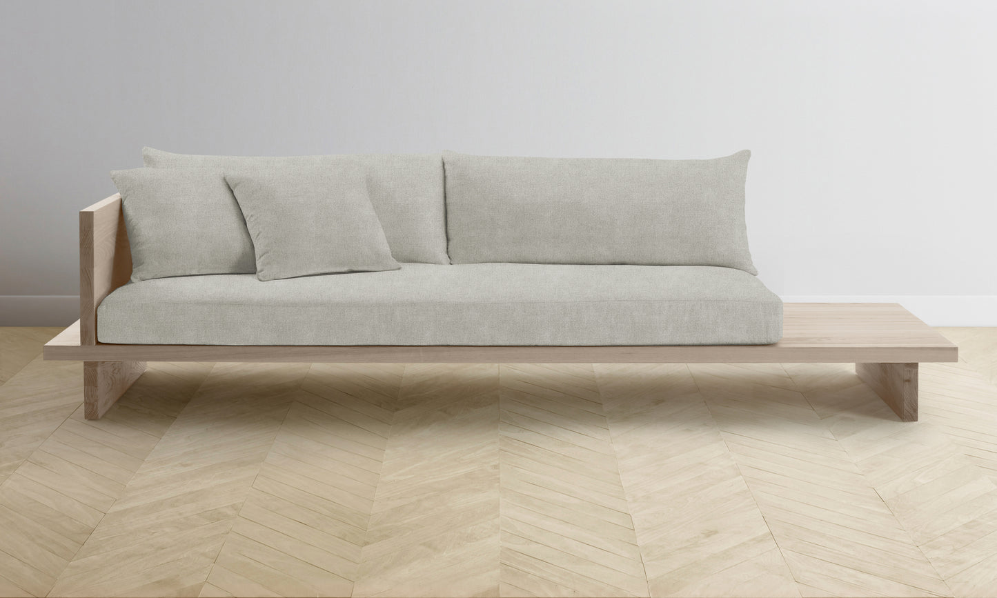 The Muir Sofa - Performance Melange Weave Flint