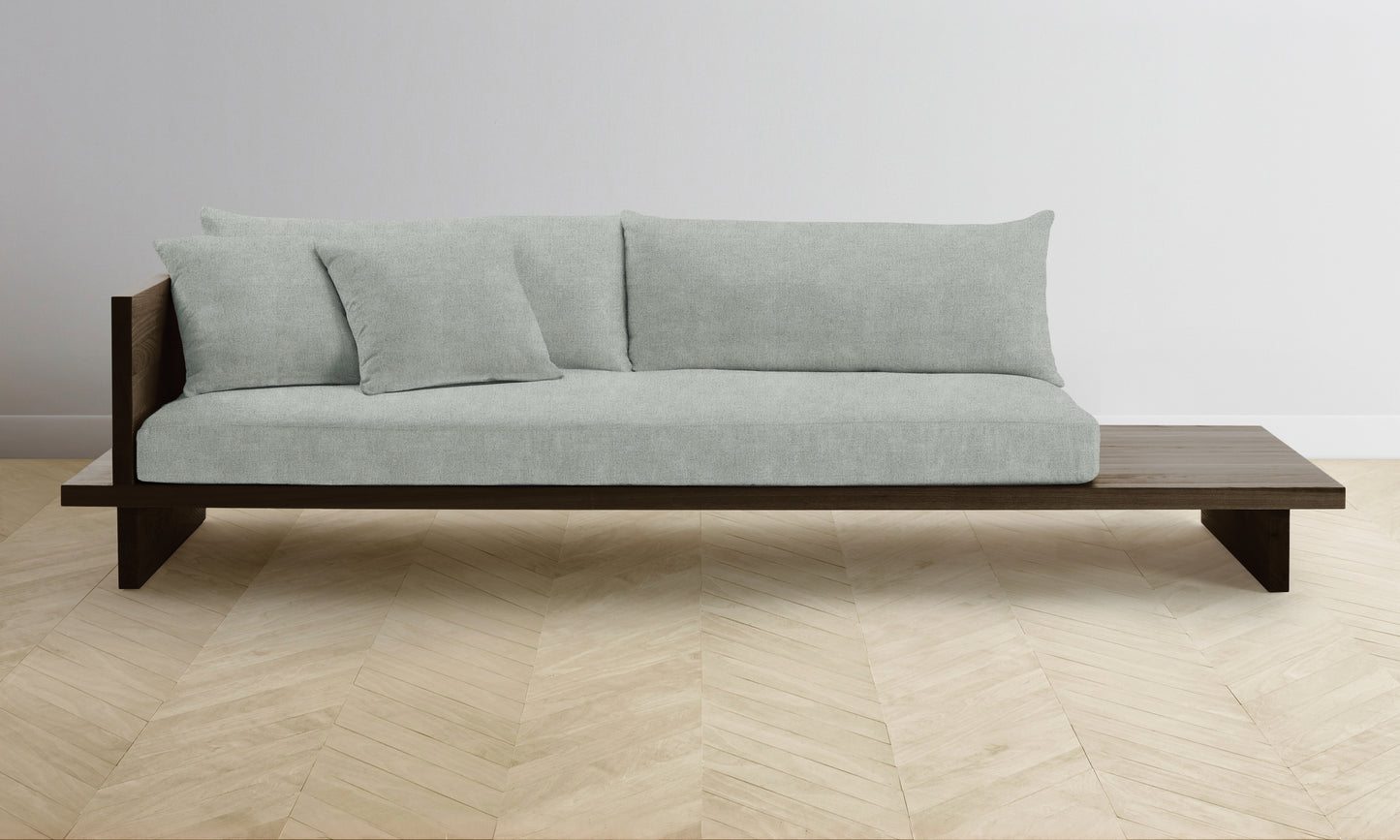 The Muir Sofa - Performance Melange Weave Seaglass