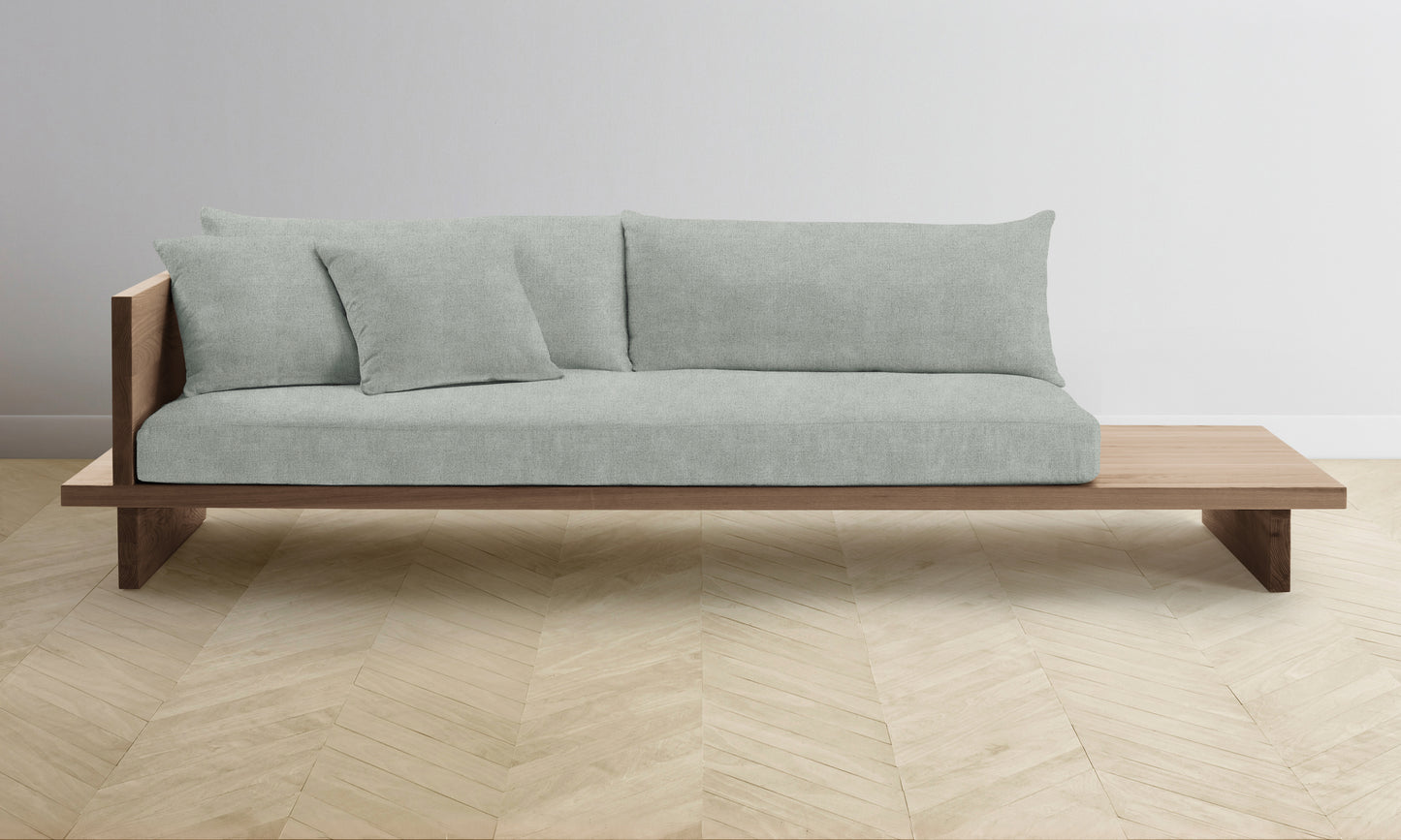 The Muir Sofa - Performance Melange Weave Seaglass