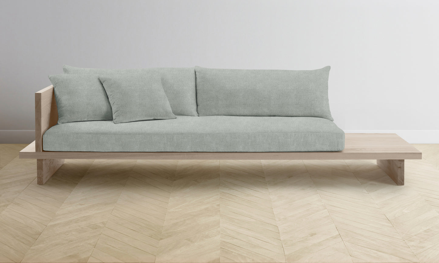 The Muir Sofa - Performance Melange Weave Seaglass