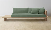 The Muir Sofa - Performance Stonewashed Linen Aspen