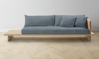 The Muir Sofa - Performance Stonewashed Linen Chambray