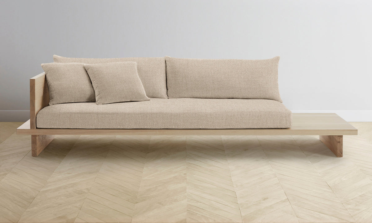 The Muir Sofa - Performance Textural Weave Savanna