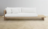 The Muir Sofa - Performance Linen Weave Pure White