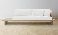 The Muir Sofa - Performance Linen Weave Pure White