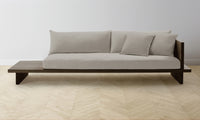 The Muir Sofa - Performance Textured Linen Flax