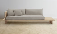 The Muir Sofa - Performance Textured Linen Flax