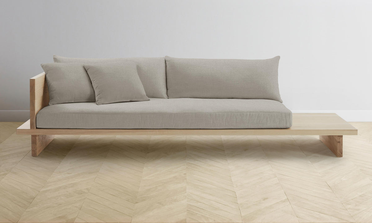 The Muir Sofa - Performance Linen Weave Beige