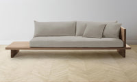 The Muir Sofa - Performance Textured Linen Flax